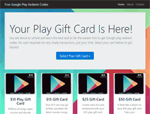 Tablet Screenshot of freegoogleplayredeemcodes.com